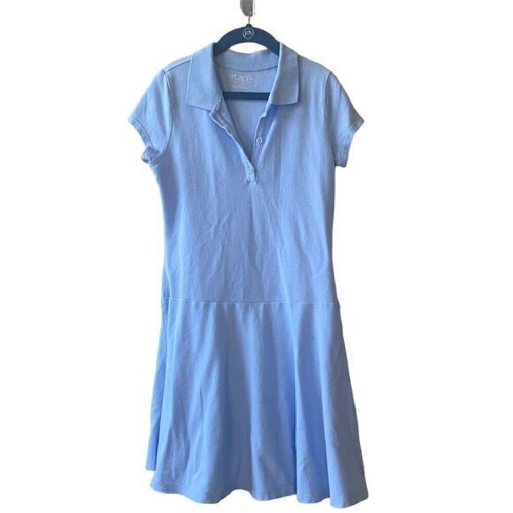 The Children’s Place Short Sleeve Uniform Dress Little Girls Size Large 10/12 Lo